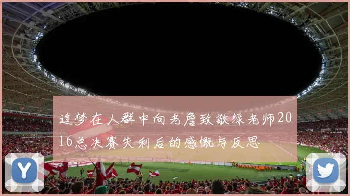 追梦在人群中向老詹致敬绿老师2016总决赛失利后的感慨与反思